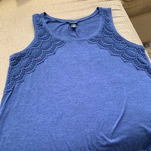 Torrid Navy Knit Tank